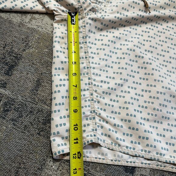 Patagonia Wavefarer Trunks Board Short Beach Cream Geometric Swim Men 36 *W34 - Picture 7 of 9